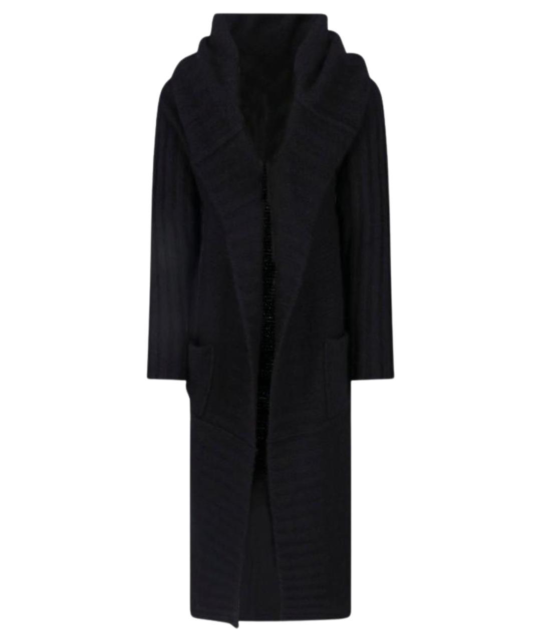 RICK OWENS Черный кашемировый кардиган, фото 1
