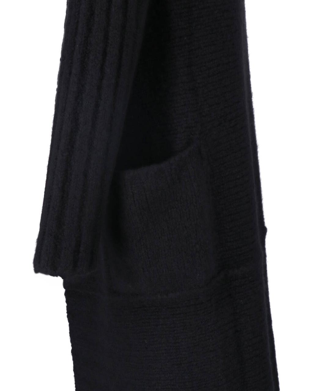 RICK OWENS Черный кашемировый кардиган, фото 3