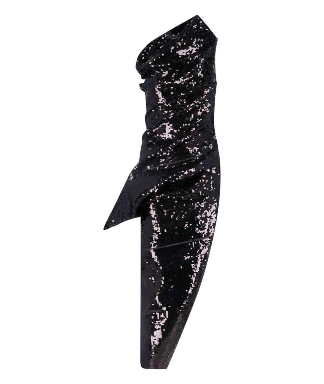RICK OWENS Черное хлопковое платье, фото 1