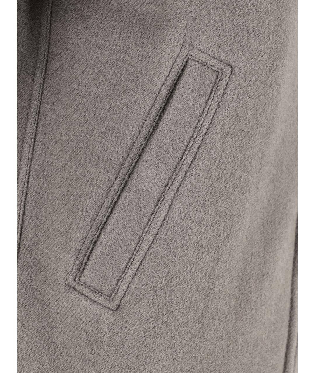 RICK OWENS Коричневая шерстяная куртка, фото 4