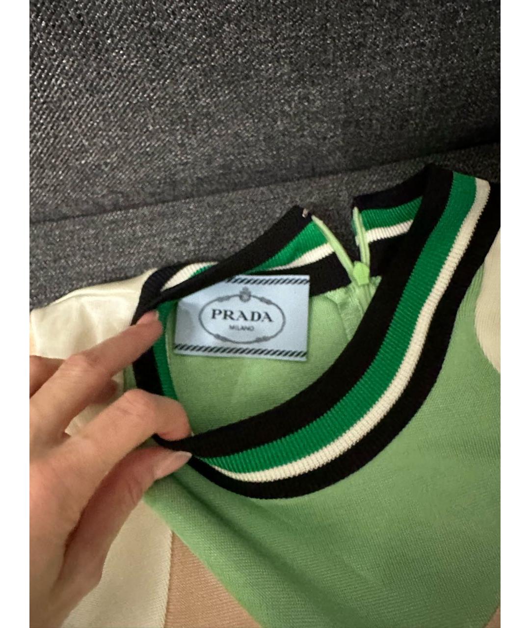 PRADA Мульти повседневное платье, фото 4