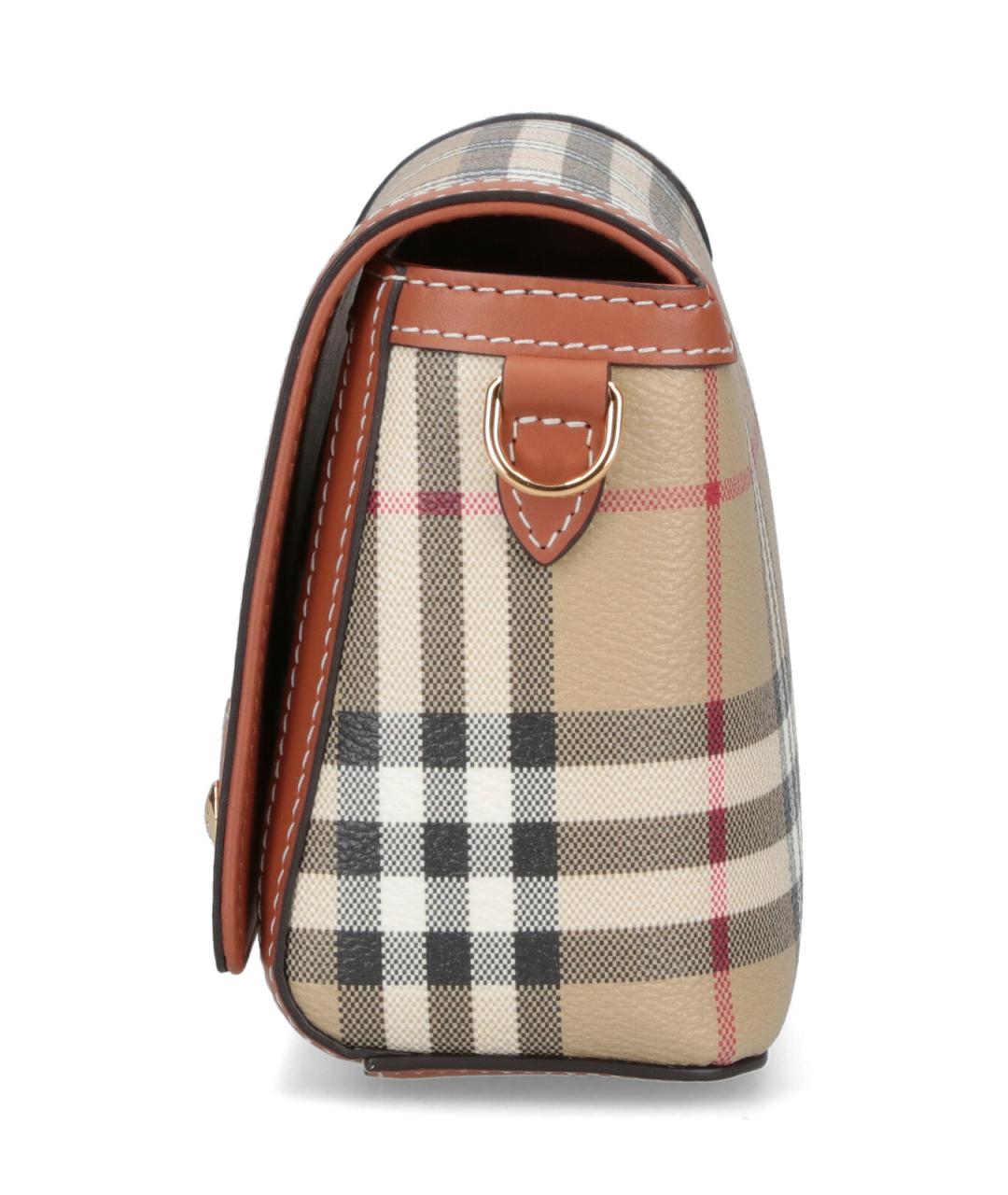 BURBERRY Бежевая канва сумка через плечо, фото 5