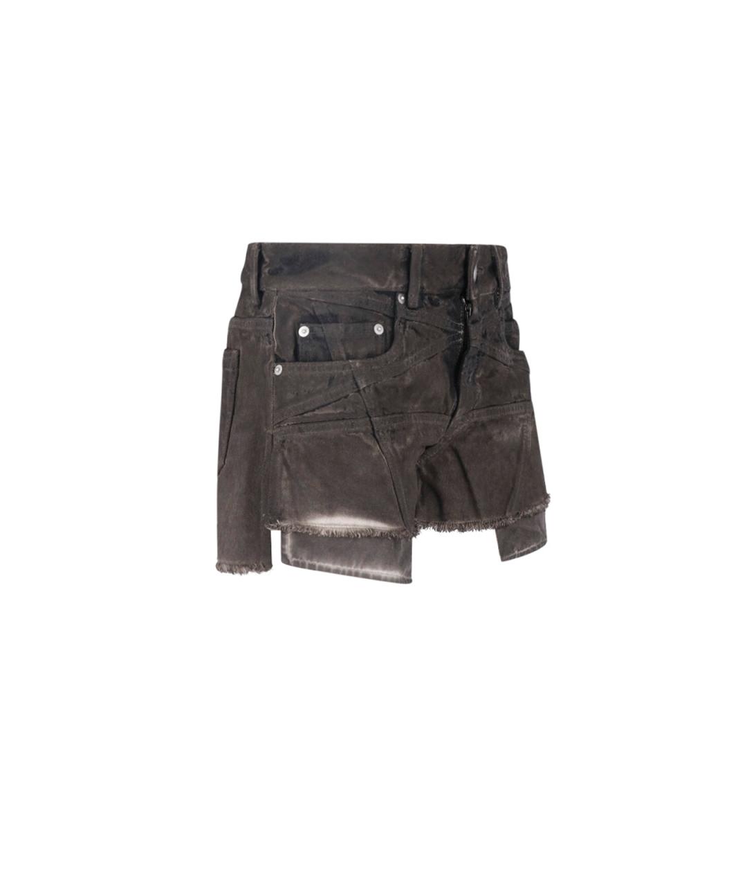 RICK OWENS DRKSHDW Мульти хлопковые шорты, фото 3