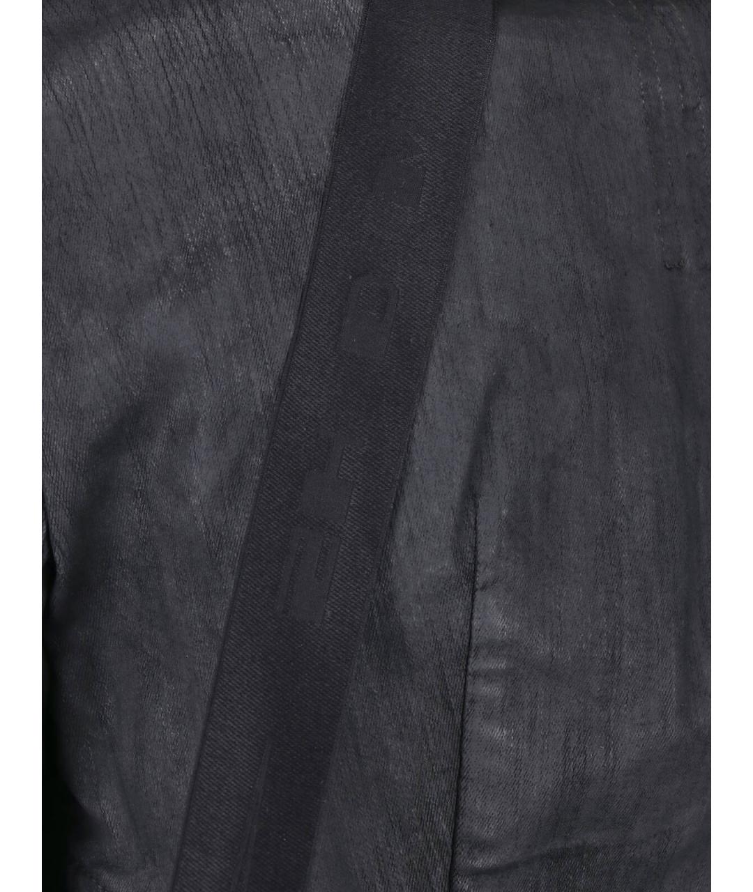 RICK OWENS DRKSHDW Черная хлопковая куртка, фото 5