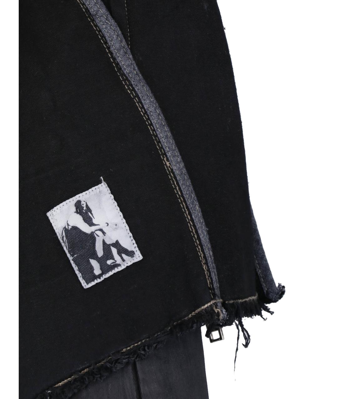 RICK OWENS DRKSHDW Черная хлопковая куртка, фото 4