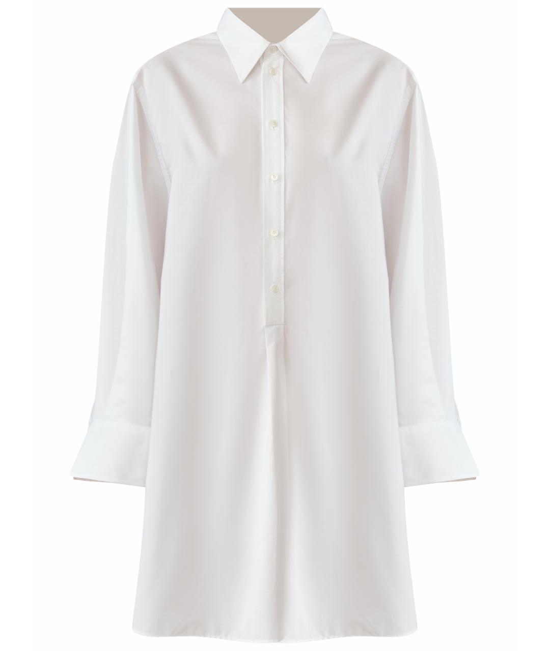 CELINE Белое хлопковое повседневное платье, фото 1
