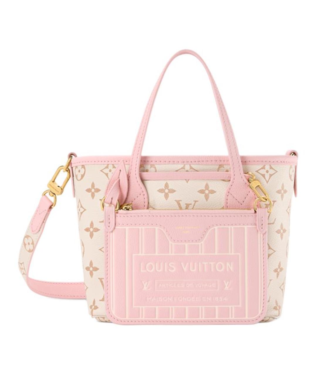 LOUIS VUITTON Розовая сумка через плечо, фото 1