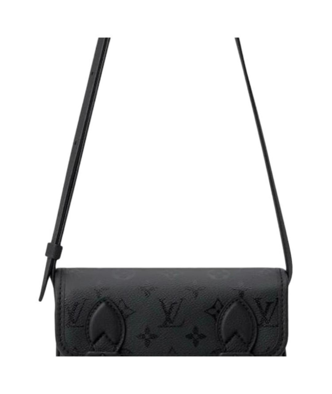 LOUIS VUITTON Черная сумка через плечо, фото 5