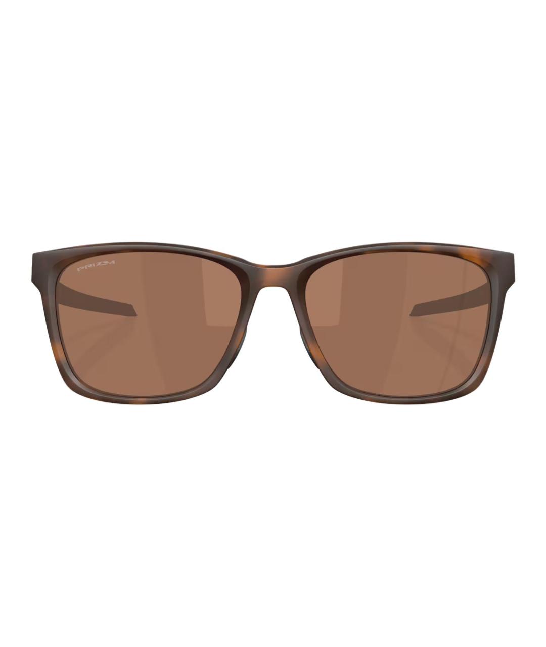 OAKLEY Коричневые пластиковые солнцезащитные очки, фото 2