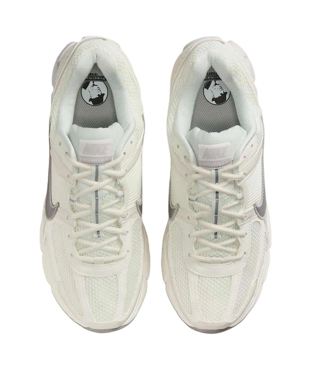 NIKE Бежевые кожаные кроссовки, фото 4