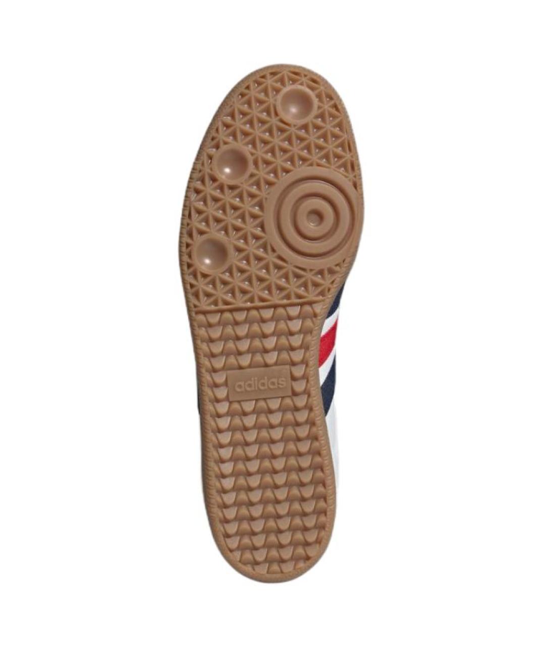 ADIDAS Белые кожаные низкие кроссовки / кеды, фото 4