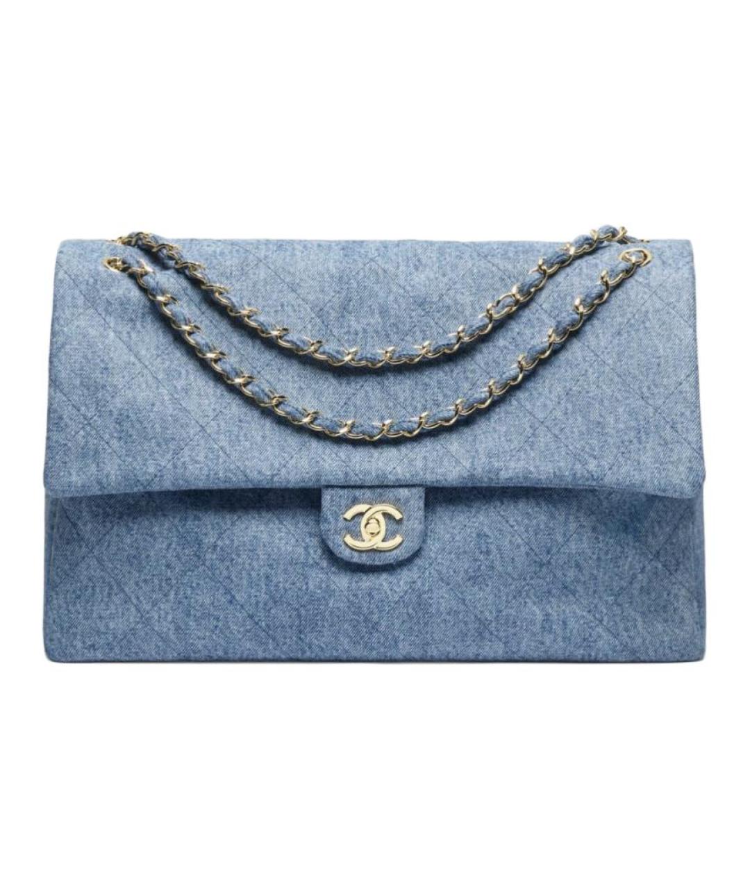 CHANEL Синяя сумка через плечо, фото 1