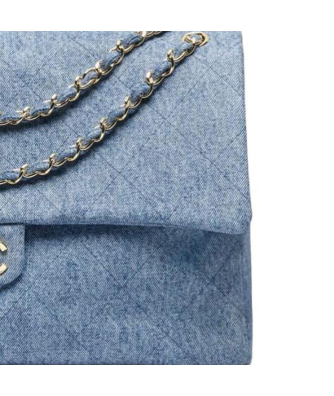 CHANEL Синяя сумка через плечо, фото 3
