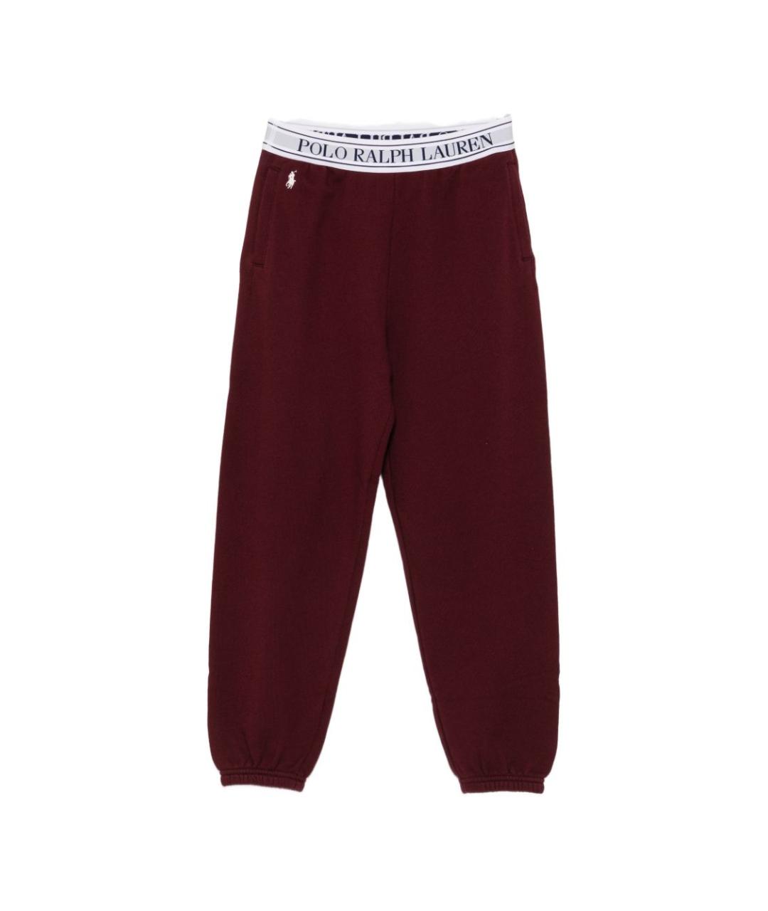 POLO RALPH LAUREN Красные хлопковые спортивные брюки и шорты, фото 1