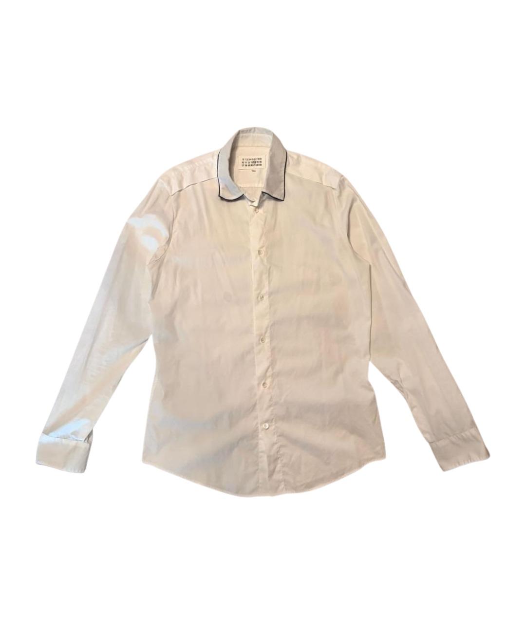 MAISON MARGIELA Белая хлопковая классическая рубашка, фото 1