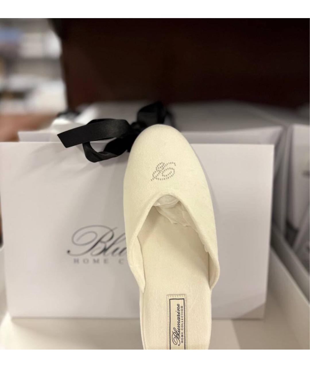 BLUMARINE Белые мюли, фото 2