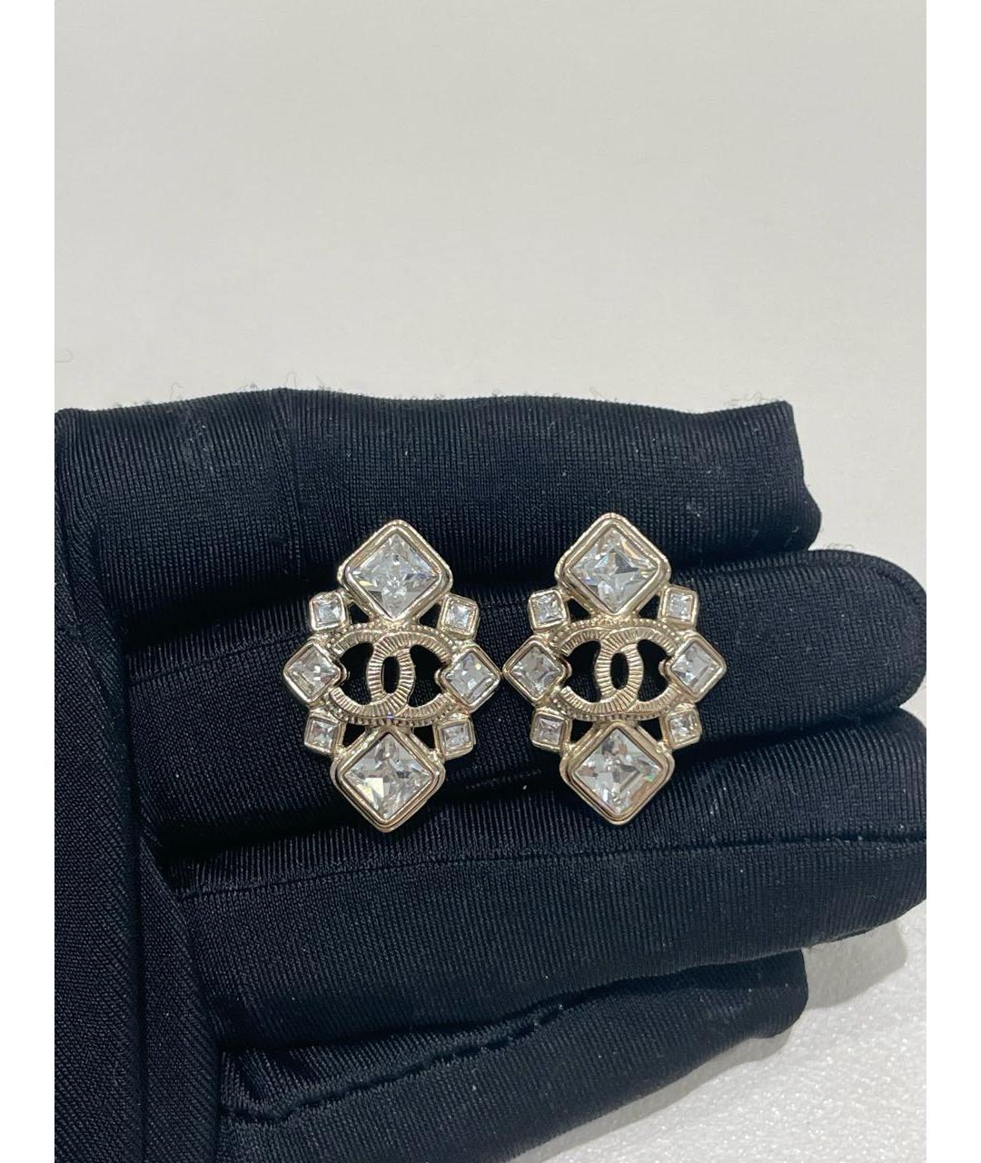 CHANEL Серебряные серьги, фото 3