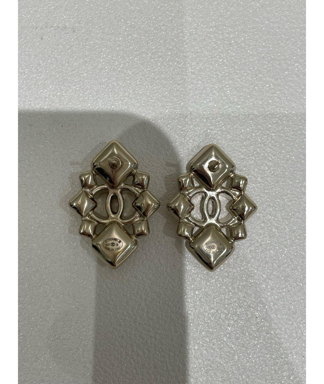 CHANEL Серебряные серьги, фото 7