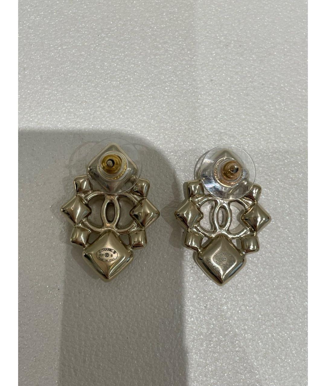 CHANEL Серебряные серьги, фото 4