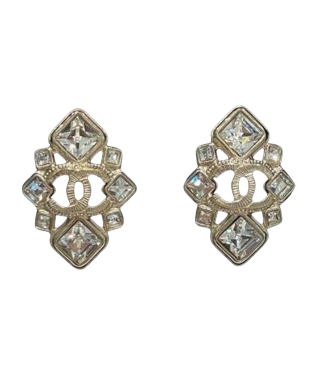 CHANEL Серебряные серьги, фото 1