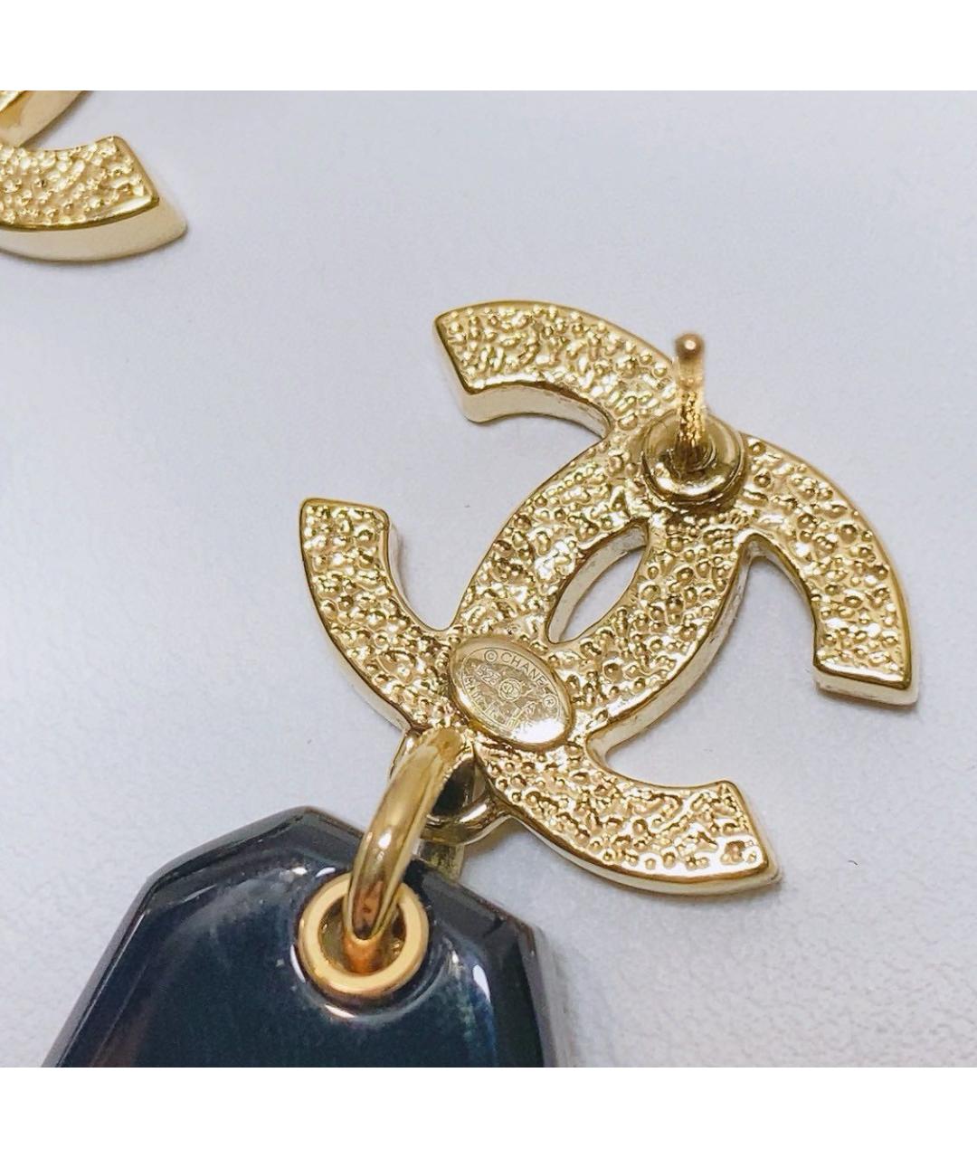 CHANEL Золотые серьги, фото 6