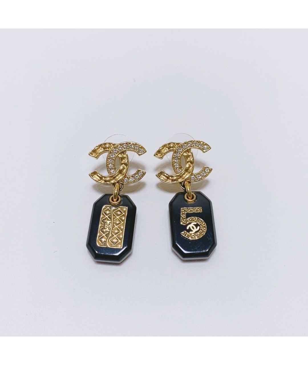 CHANEL Золотые серьги, фото 8