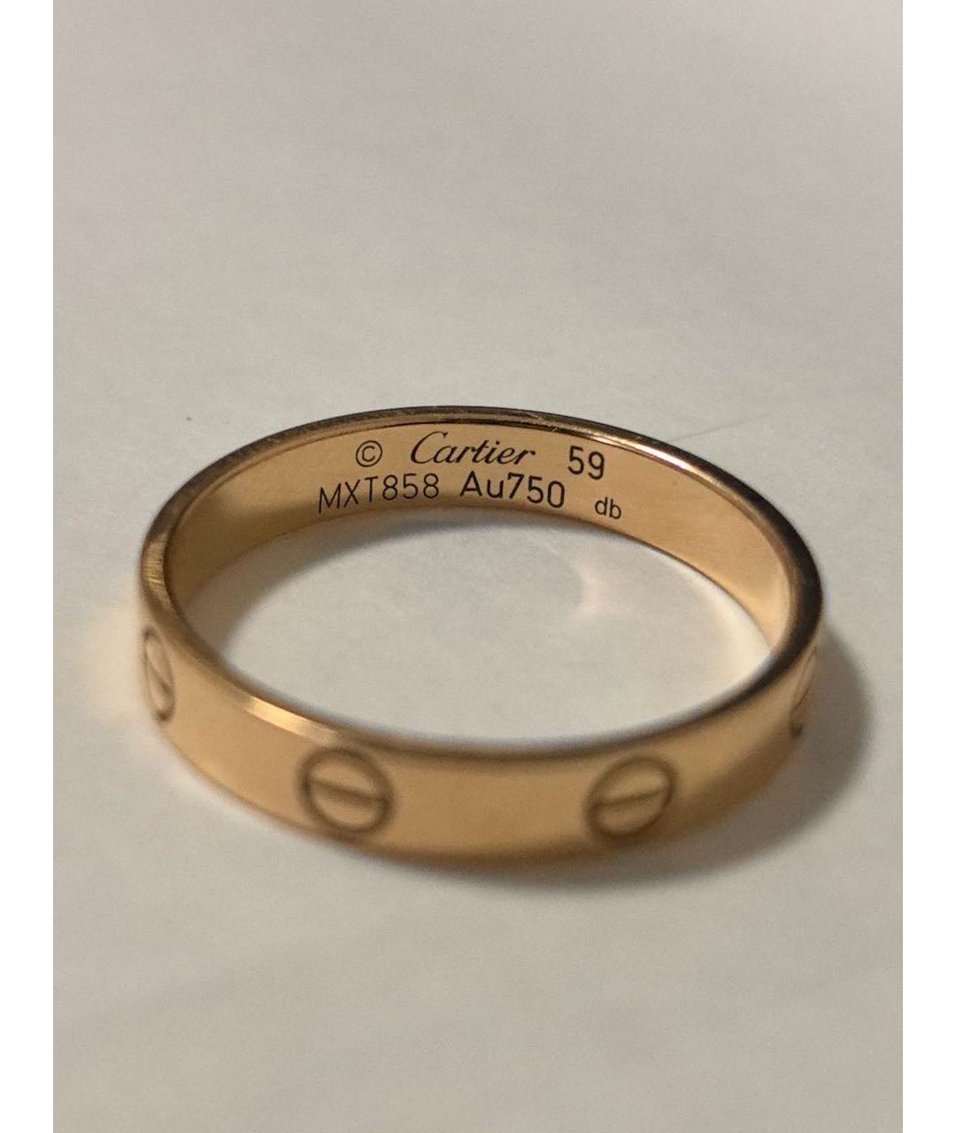 CARTIER Золотое кольцо из розового золота, фото 6