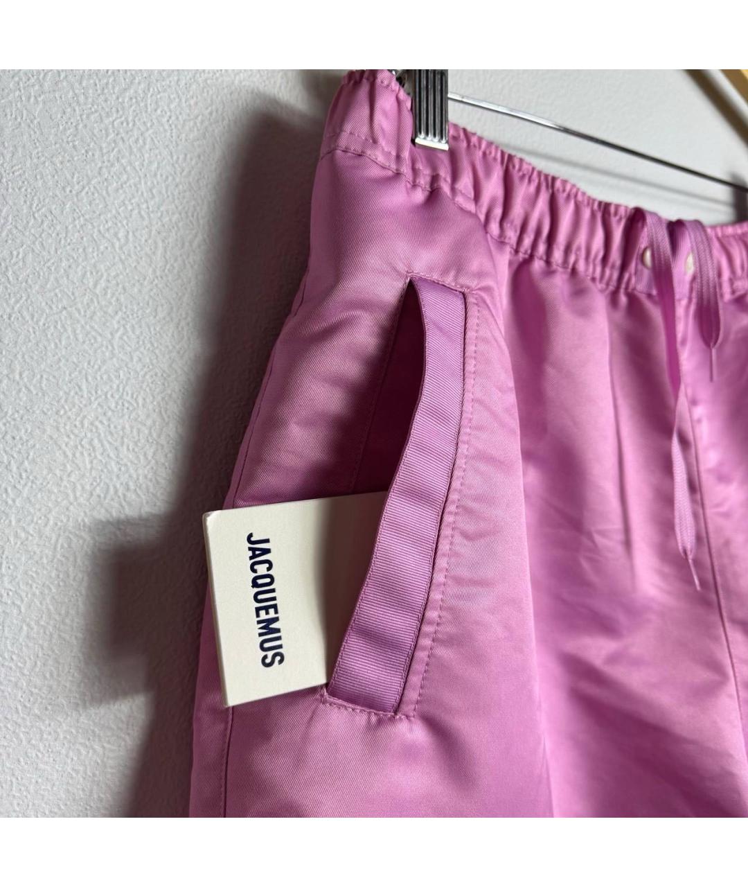 JACQUEMUS Розовые шорты, фото 4