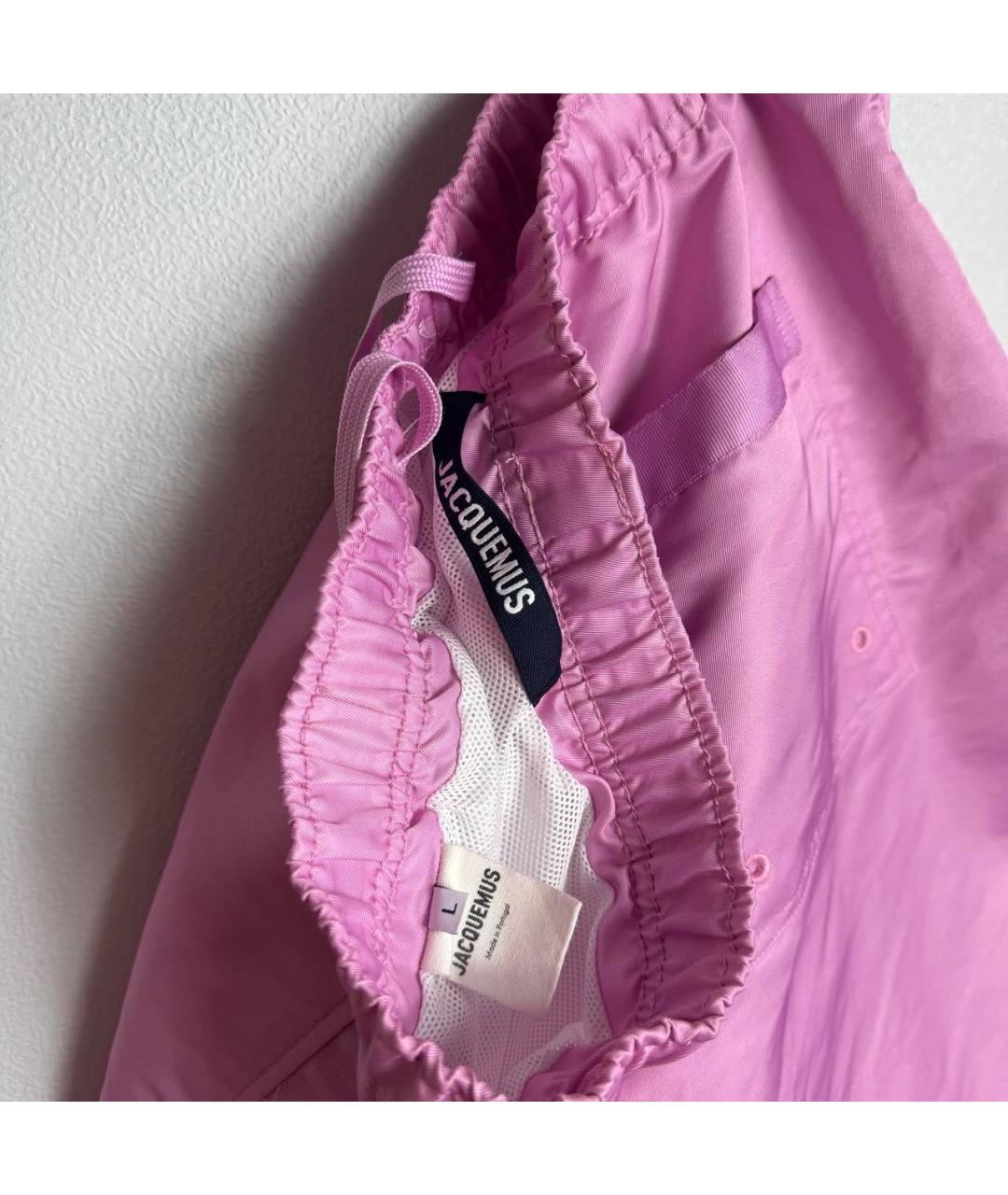 JACQUEMUS Розовые шорты, фото 3