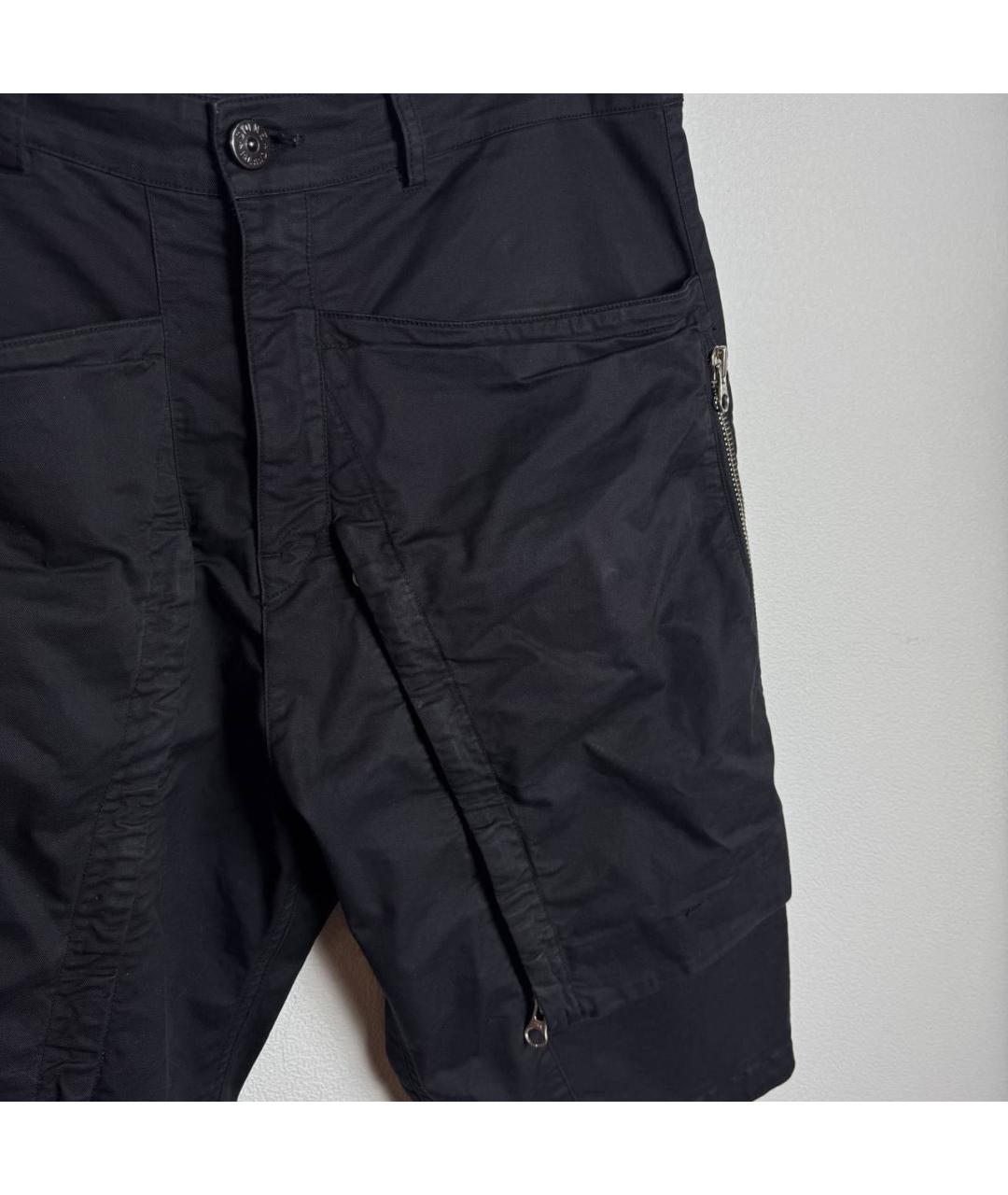 STONE ISLAND Черные шорты, фото 5