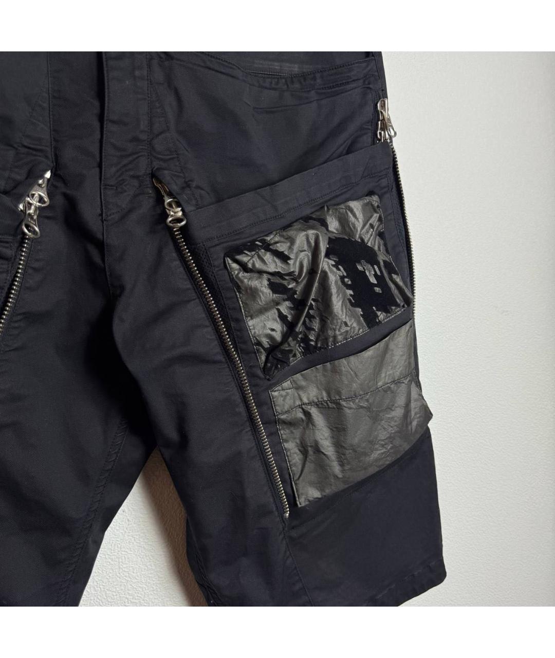 STONE ISLAND Черные шорты, фото 3