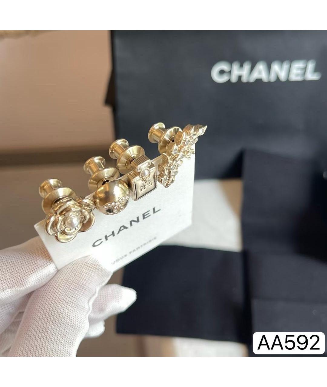 CHANEL Золотая булавка / брошь, фото 4