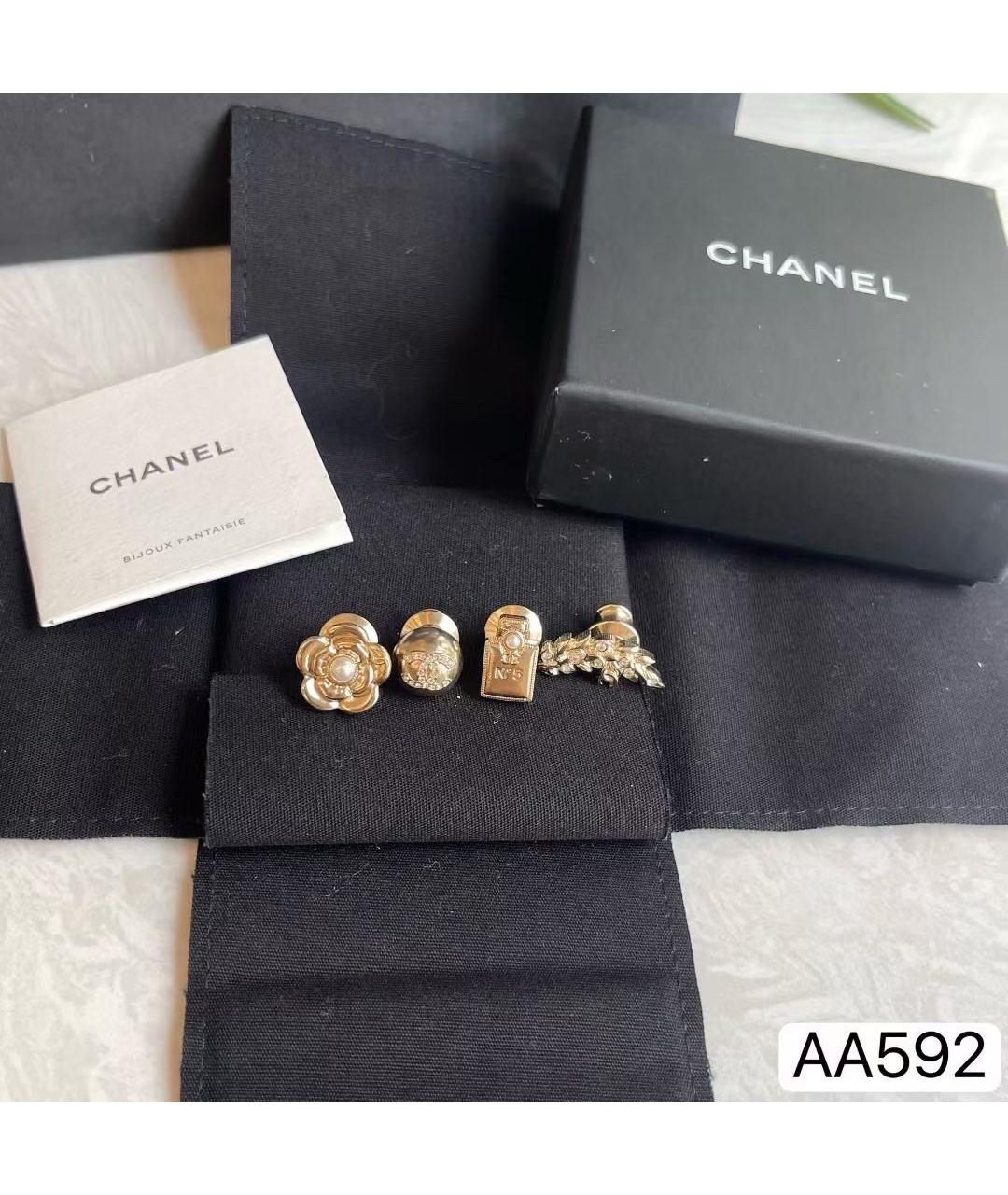 CHANEL Золотая булавка / брошь, фото 3