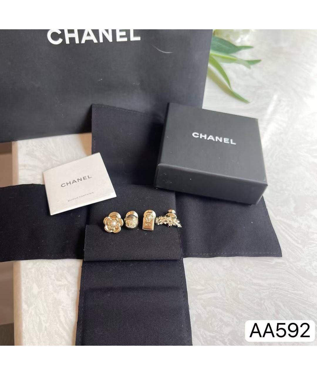CHANEL Золотая булавка / брошь, фото 2