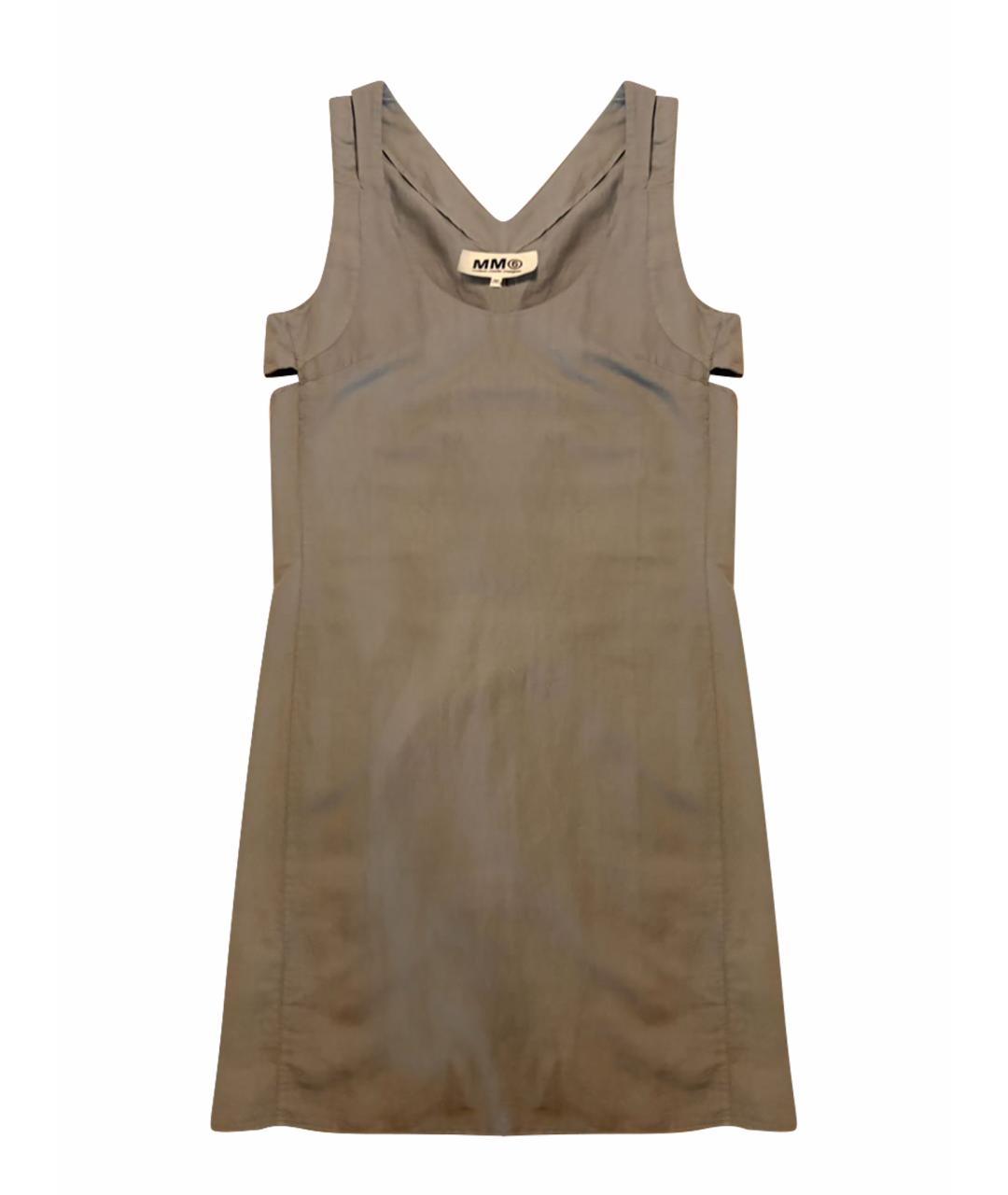 MAISON MARGIELA Голубое хлопковое повседневное платье, фото 1