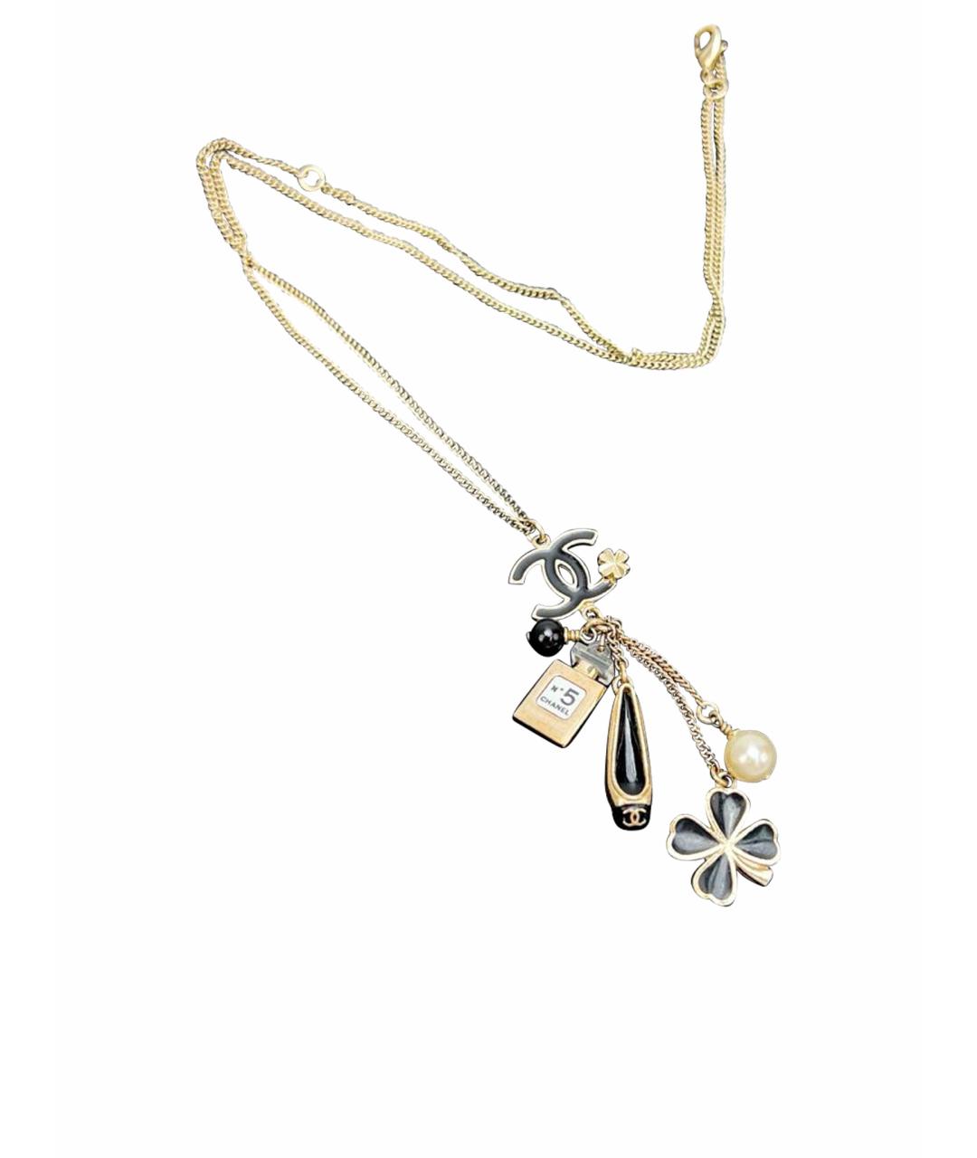 CHANEL Золотое колье, фото 1