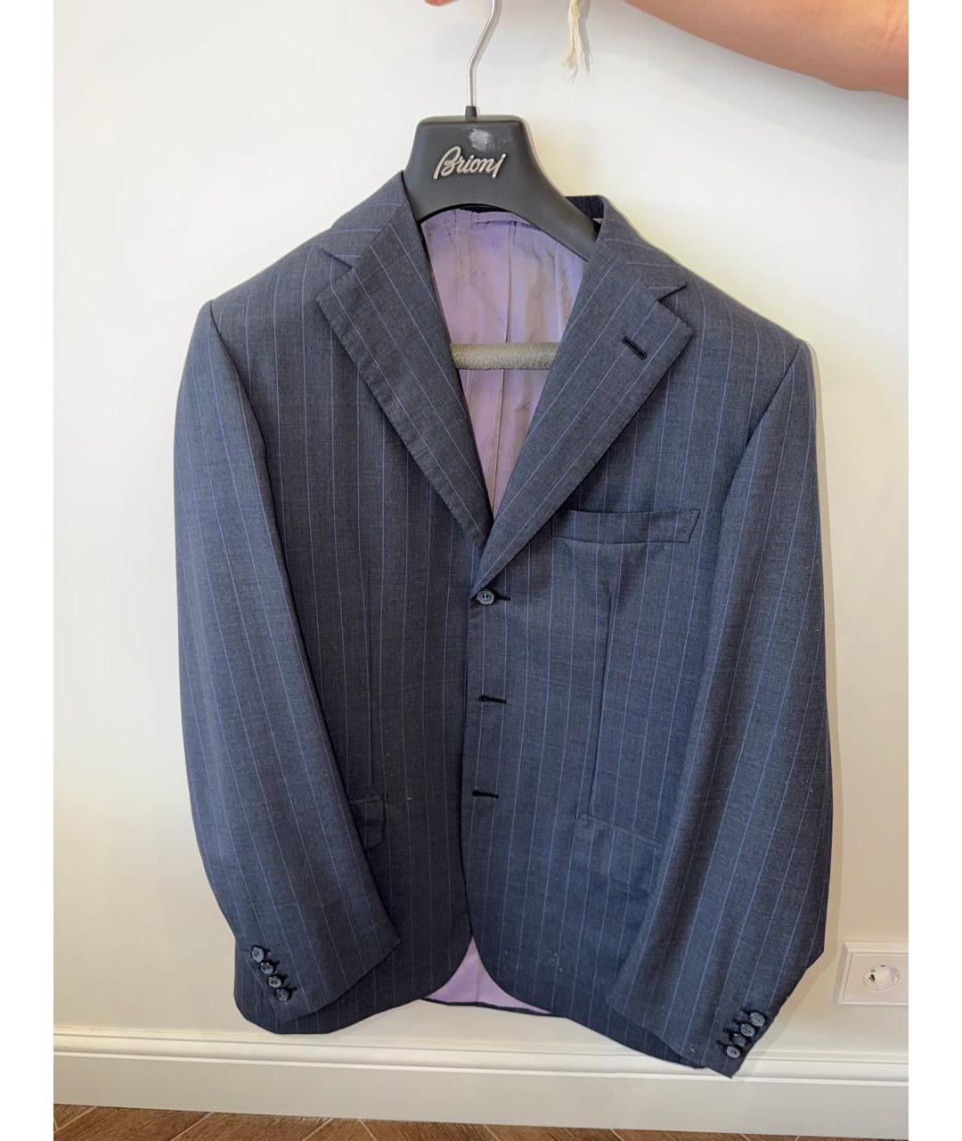 BRIONI Серый классический костюм, фото 8