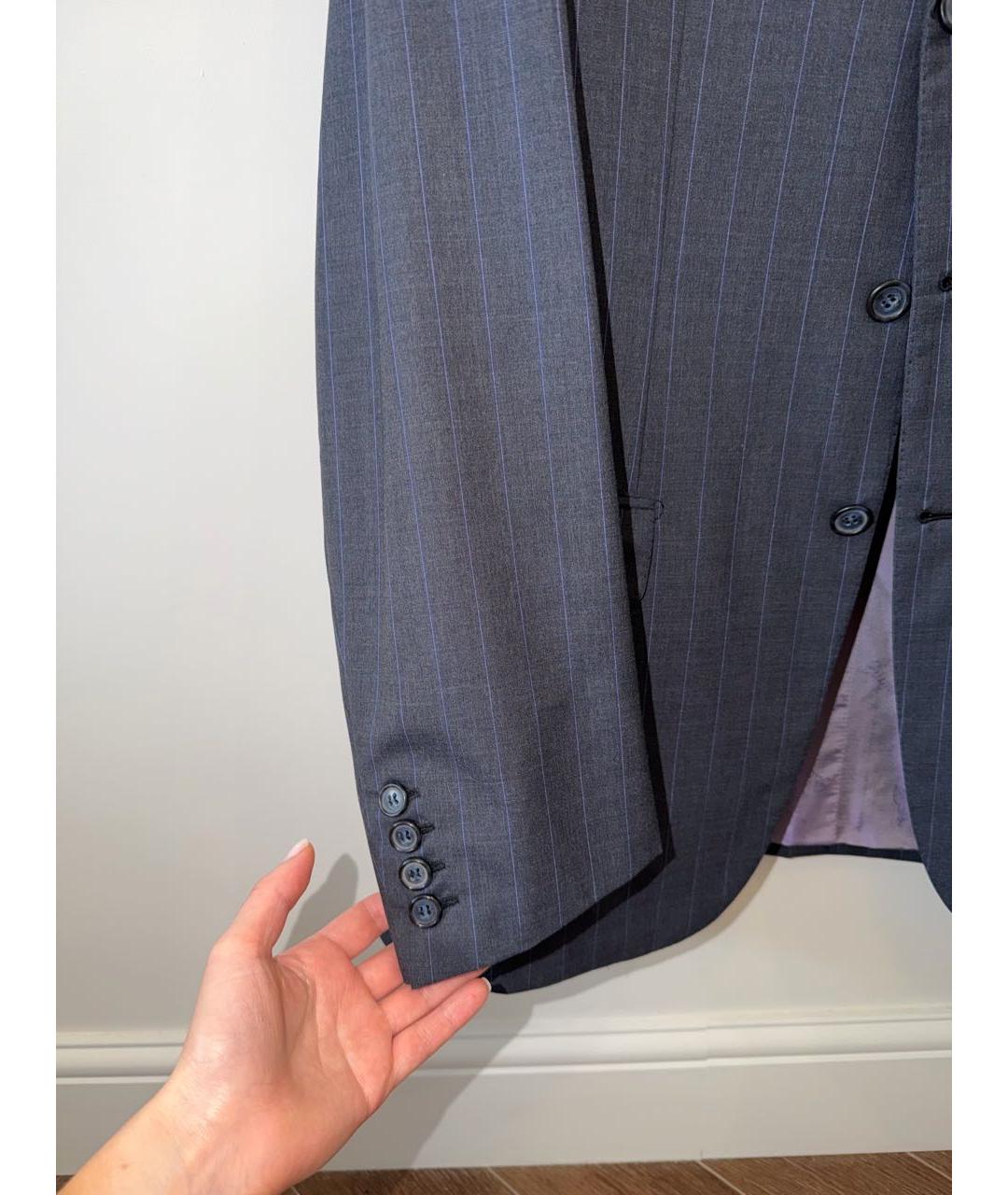 BRIONI Серый классический костюм, фото 6