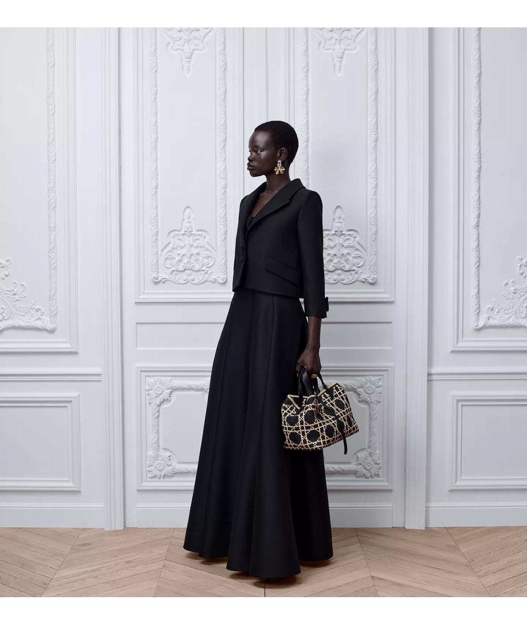 CHRISTIAN DIOR Черная сумка с короткими ручками, фото 5