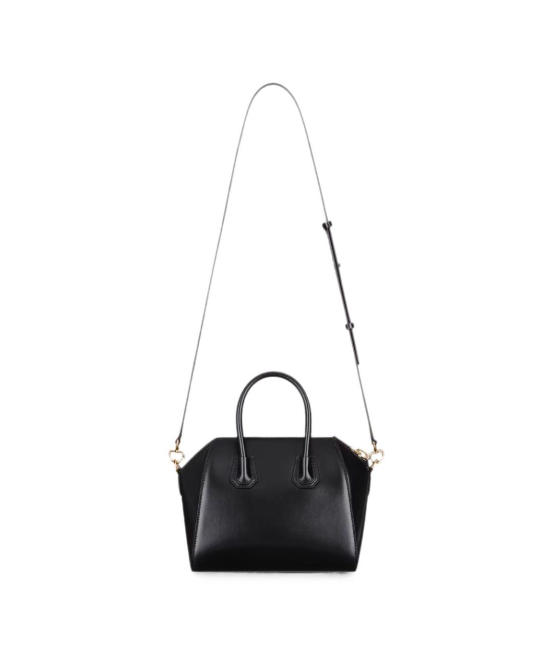 GIVENCHY Черная кожаная сумка тоут, фото 2