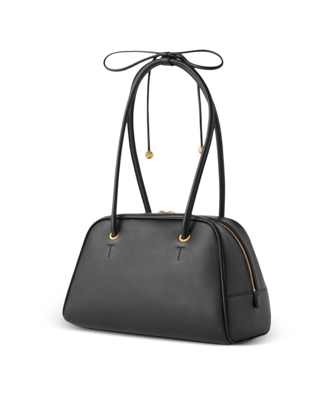 FURLA Черная кожаная сумка через плечо, фото 4