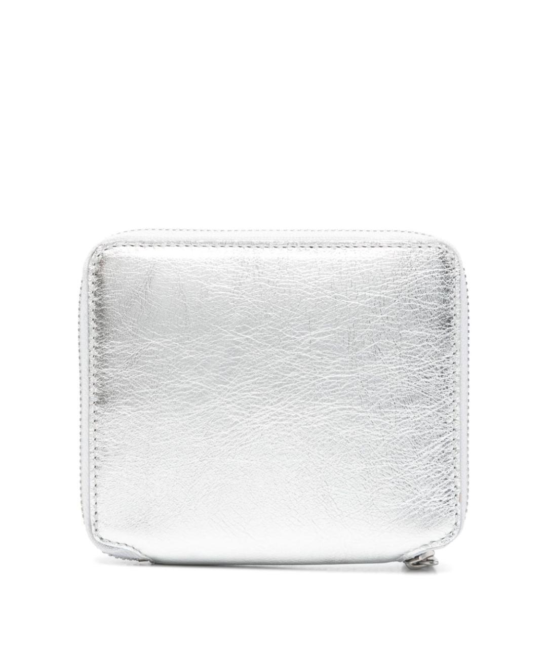 COMME DES GARÇONS WALLET Серебряный кожаный кошелек, фото 3
