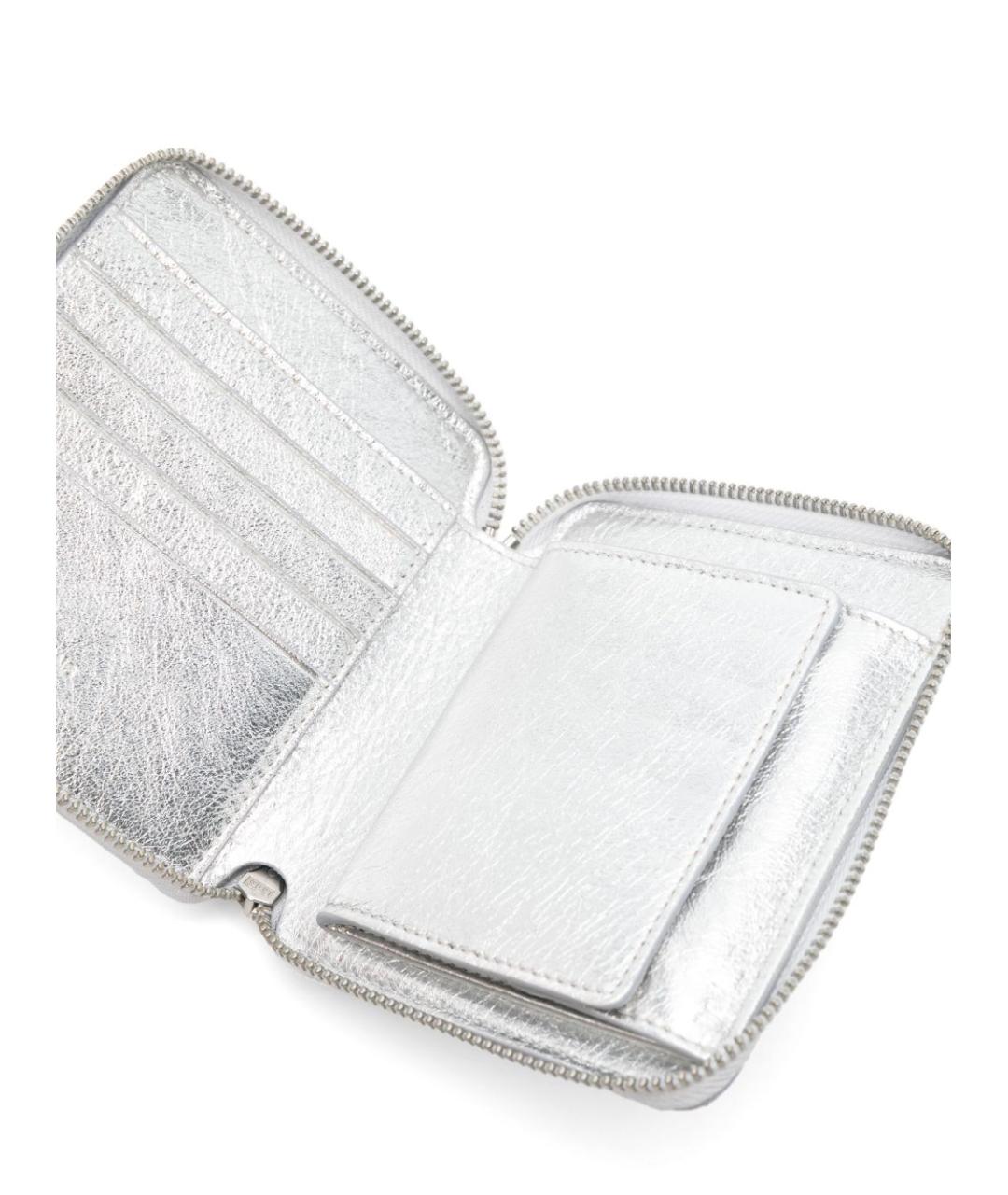 COMME DES GARÇONS WALLET Серебряный кожаный кошелек, фото 2