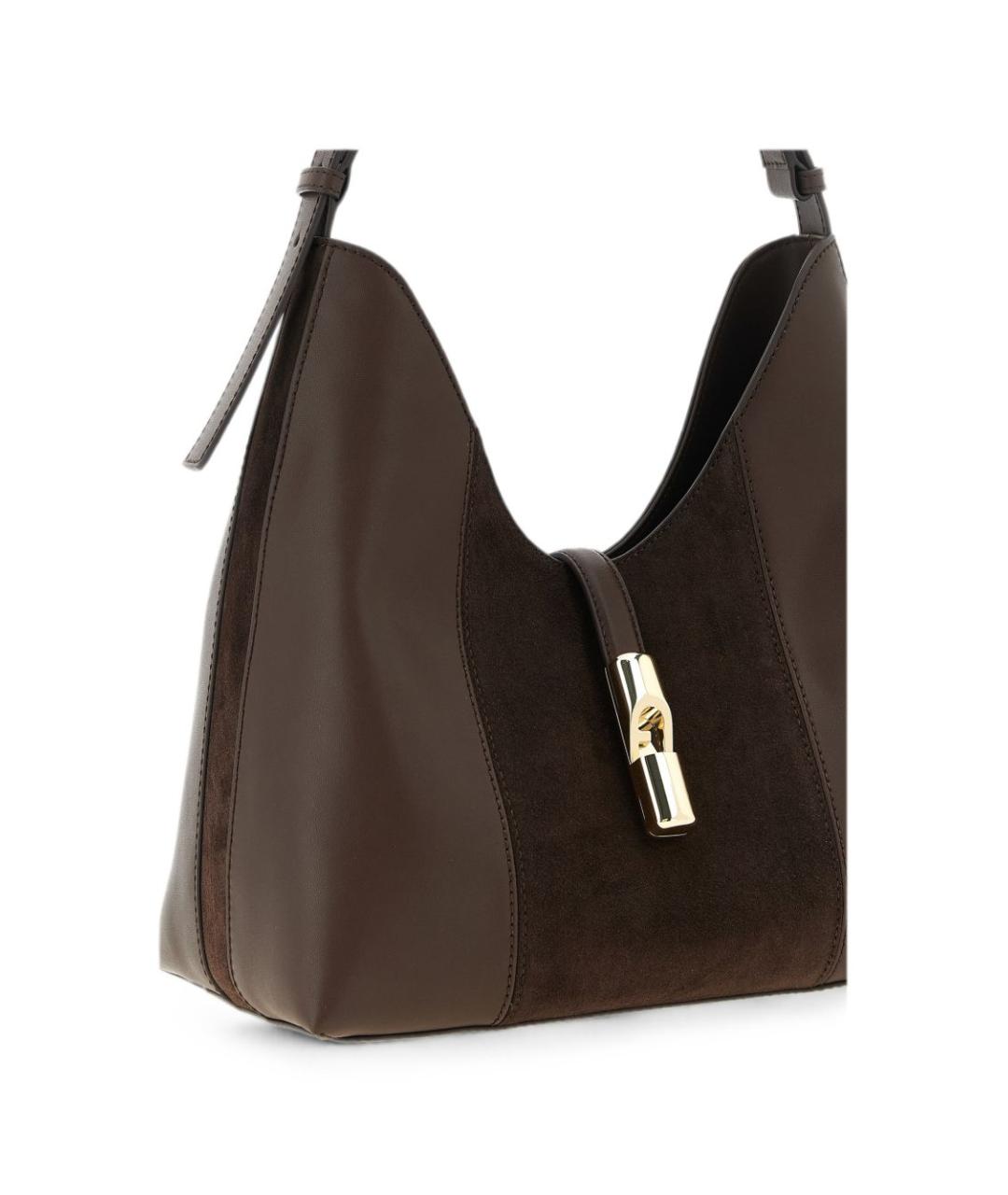 FURLA Коричневая кожаная сумка тоут, фото 4