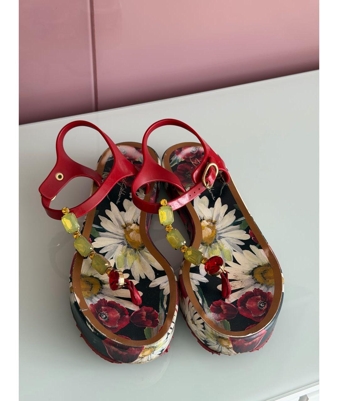 DOLCE&GABBANA Мульти сандалии, фото 2