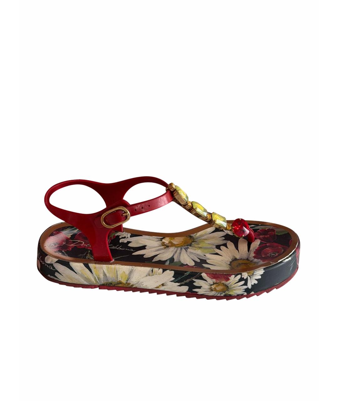 DOLCE&GABBANA Мульти сандалии, фото 1