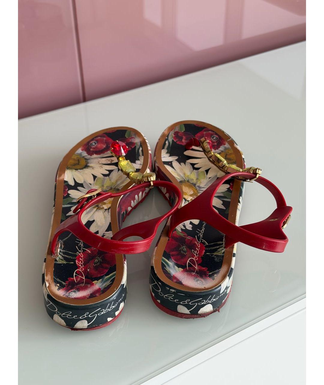 DOLCE&GABBANA Мульти сандалии, фото 4
