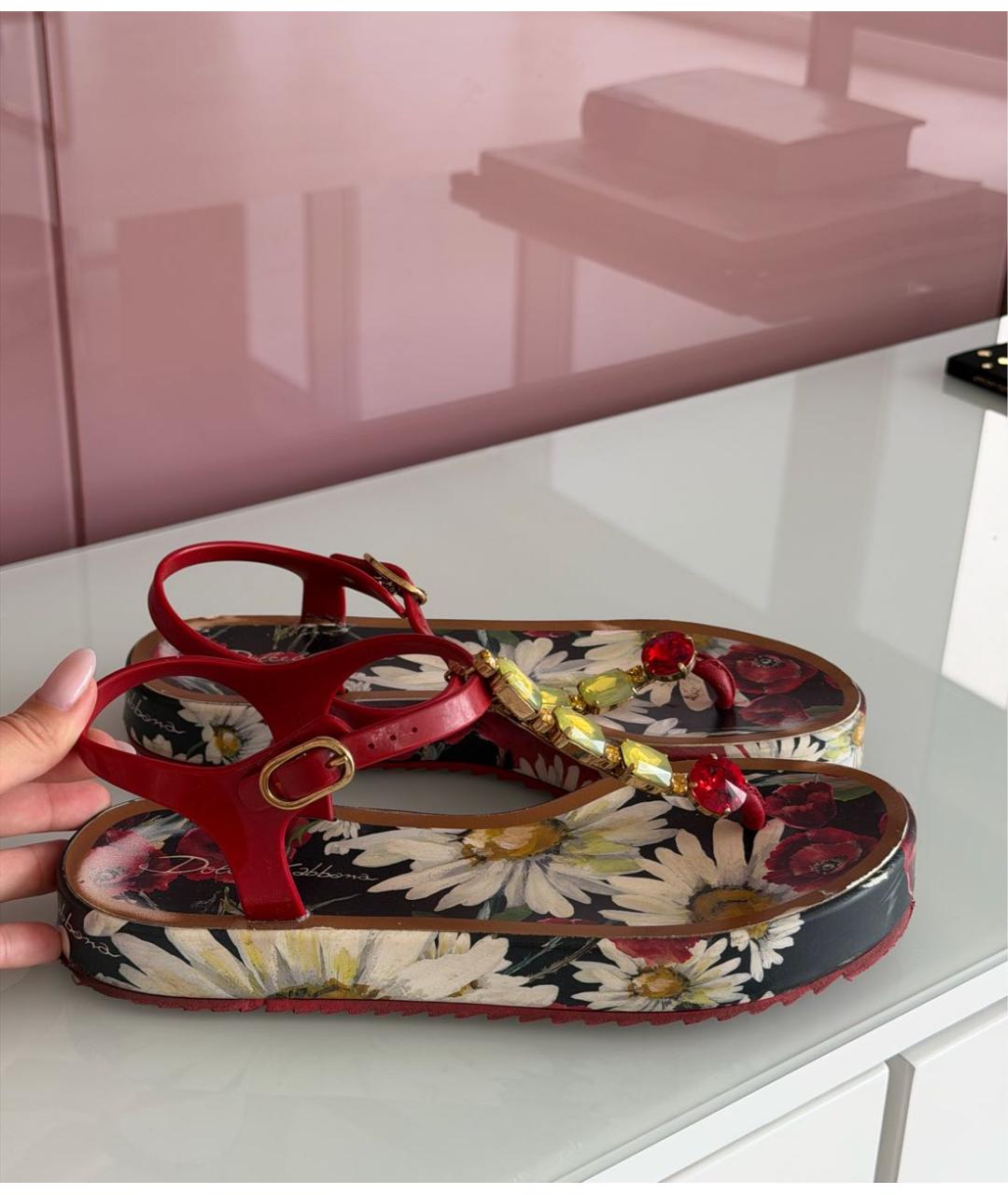 DOLCE&GABBANA Мульти сандалии, фото 7