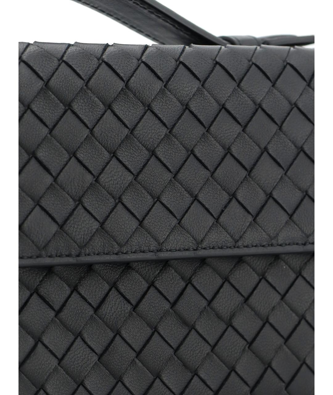 BOTTEGA VENETA Черный кожаный кошелек, фото 5
