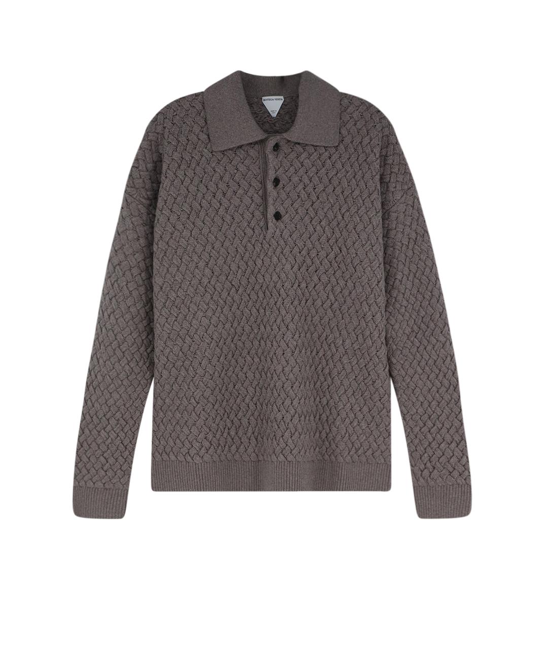 BOTTEGA VENETA Серый шерстяной джемпер / свитер, фото 1